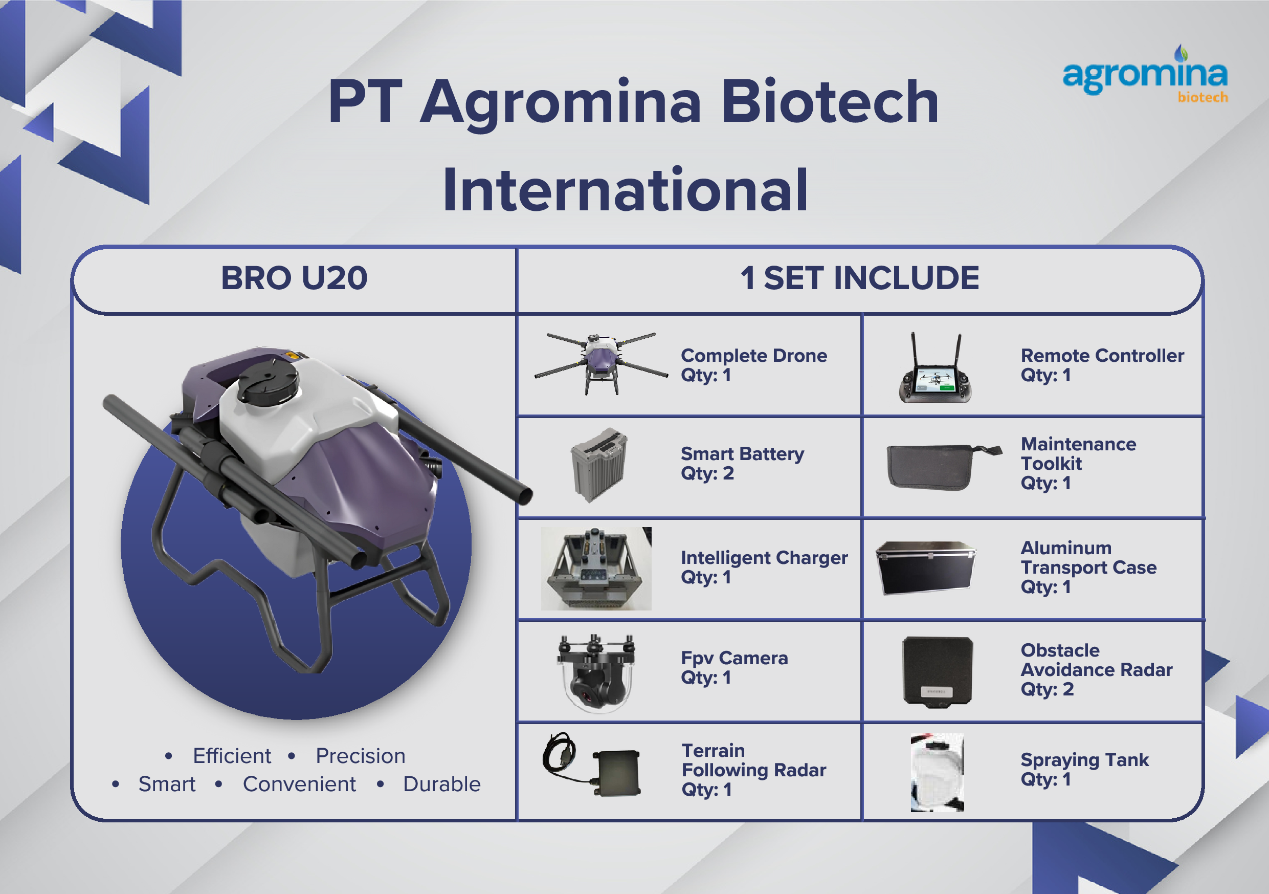 Katalog Drone U60 Agromina